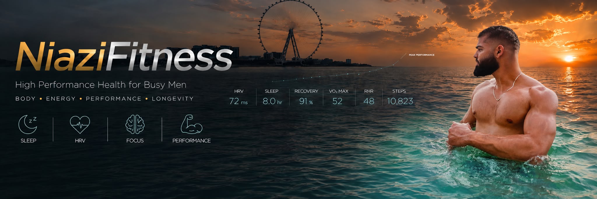 NiaziFitness — high performance health for busy men. Body, energy, performance, longevity.